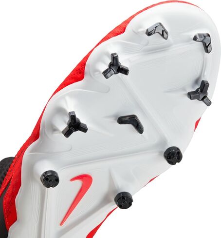 Nike Unisex Indoor/Outdoor Football/Soccer/Baseball Cleats Shoes (Bright Crimson Black White, US Footwear Size System, Adult, Men, Numeric, Medium, 13) in Saudi Arabia