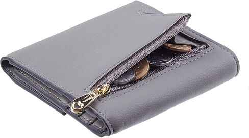 Travelambo RFID Blocking Small Mini Compact Wallet Coin Pouch Holder Trifold Credit Card Holder Pocket Purse for Women in Kuwait