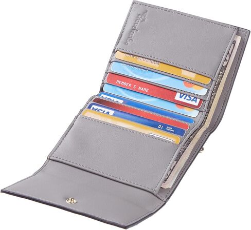 Travelambo RFID Blocking Small Mini Compact Wallet Coin Pouch Holder Trifold Credit Card Holder Pocket Purse for Women in Kuwait