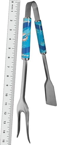 Siskiyou Sports NFL Miami Dolphins Unisex 3 in 1 BBQ Tool and Season Shaker, Team Colors, One Size in Saudi Arabia