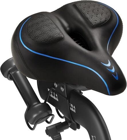 Oversized Bike Seat for Peloton Bike & Bike+, Comfort Seat Cushion Compatible with Peloton, Road or Exercise Bikes, Wide Bicycle Saddle Replacement for Men & Women, Accessories for Peloton in Saudi Arabia