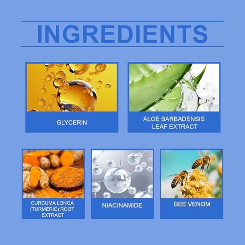 علاج الصدفية بسم النحل من بيسورياهيل، تخفيف الصدفية، صدفية سم النحل، سم النحل للنساء والرجال لجميع أنواع البشرة (قطعتان) in Kuwait