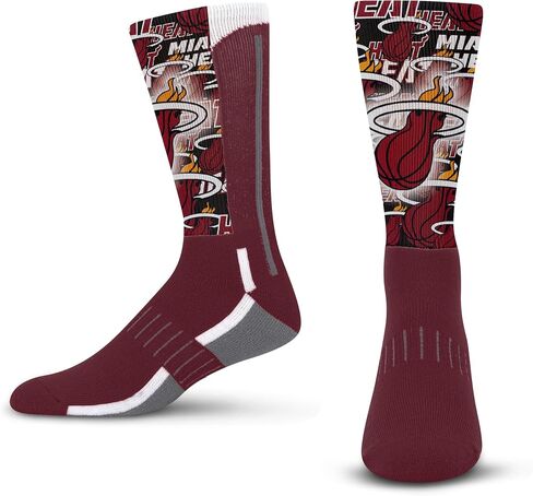 For Bare Feet Men's NBA Montage Crew Sock Large in Saudi Arabia