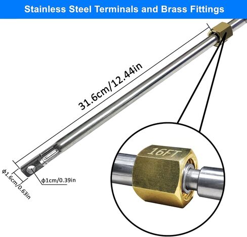 SPEED SPIDER Boat Steering Cable 16FT Outboard Rotary Steering Cable Steering Cable for Most Single Station Boats in Saudi Arabia