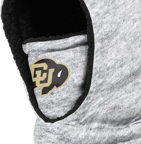 FOCO NCAA Unisex-Youth Heather Grey Big Logo Hooded Warm Fleece Lined Balaclava in Saudi Arabia