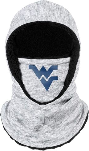 FOCO NCAA Unisex-Youth Heather Grey Big Logo Hooded Warm Fleece Lined Balaclava in Saudi Arabia
