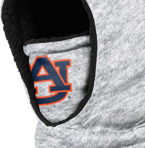 FOCO NCAA Unisex-Youth Heather Grey Big Logo Hooded Warm Fleece Lined Balaclava in Saudi Arabia