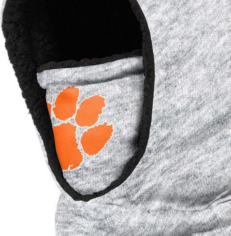 FOCO NCAA Unisex-Youth Heather Grey Big Logo Hooded Warm Fleece Lined Balaclava in Saudi Arabia