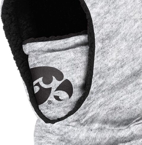 FOCO NCAA Unisex-Youth Heather Grey Big Logo Hooded Warm Fleece Lined Balaclava in Saudi Arabia