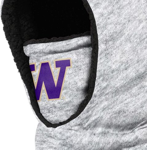 FOCO NCAA Unisex-Youth Heather Grey Big Logo Hooded Warm Fleece Lined Balaclava in Saudi Arabia