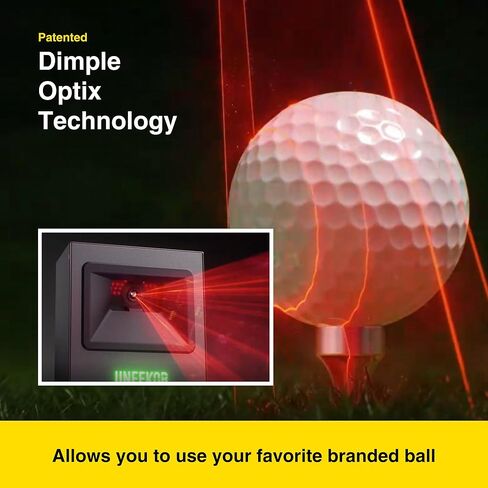 Eye Mini LITE Golf Launch Monitor, Indoor Golf Simulators for Home, Office and Garage, Dimple Optix Technology, Compatible with Refine+, GSPro, E6 Connect and TGC19, Work with PC Only in Saudi Arabia