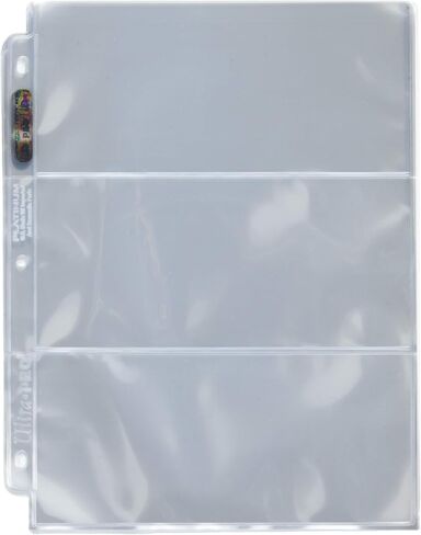 Ultra Pro 12-Pocket Platinum Page with 2-1/4" X 2-1/2" Pockets 100 ct. in Kuwait