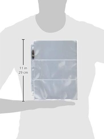 Ultra Pro 12-Pocket Platinum Page with 2-1/4" X 2-1/2" Pockets 100 ct. in Kuwait