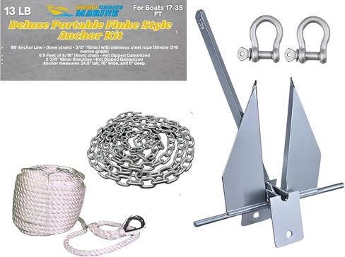 Fluke Anchor Kit (Choose 5 lb, 8.5 lb, 13 lb) in Saudi Arabia