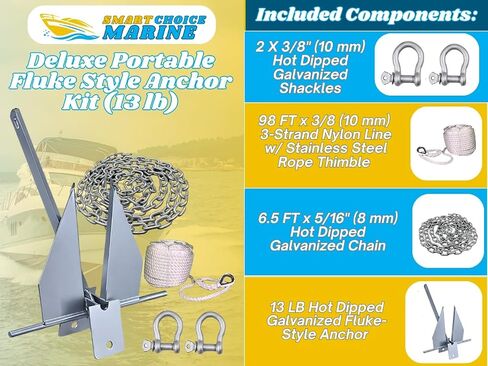 Fluke Anchor Kit (Choose 5 lb, 8.5 lb, 13 lb) in Saudi Arabia