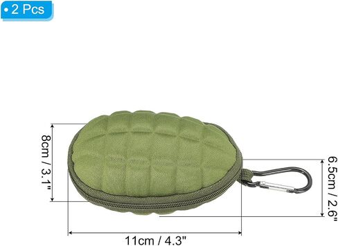 PATIKIL Billiard Accessories Storage Bag, Chalk Case Bag Portable Clip-on Attaching Purse Pool Billiard Accessory in Saudi Arabia