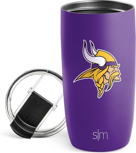 Simple Modern Officially Licensed NFL San Francisco 49ers 16oz Travel Coffee Tumbler with Flip Lid | Stainless Steel Cup | Football Gifts for Men, Women | Voyager Collection | San Francisco 49ers in Kuwait