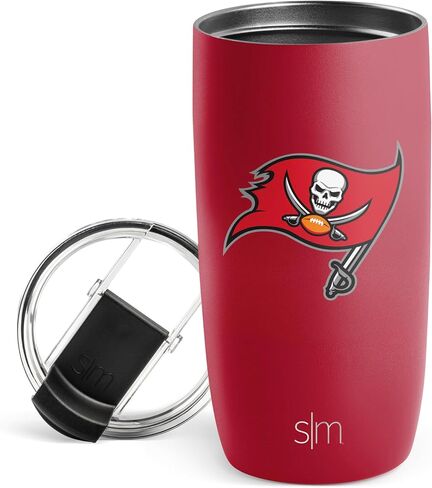 Simple Modern Officially Licensed NFL San Francisco 49ers 16oz Travel Coffee Tumbler with Flip Lid | Stainless Steel Cup | Football Gifts for Men, Women | Voyager Collection | San Francisco 49ers in Kuwait