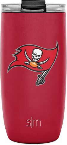 Simple Modern Officially Licensed NFL San Francisco 49ers 16oz Travel Coffee Tumbler with Flip Lid | Stainless Steel Cup | Football Gifts for Men, Women | Voyager Collection | San Francisco 49ers in Kuwait
