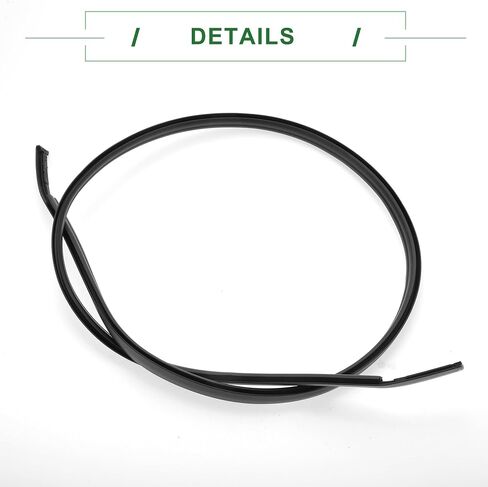 Motoforti Roof Sealing Strip, Weatherstrip Roof Trim Sunroof Seal, for Toyota Camry 2007-2011, Rubber, Right Side, No.7555506030, Black, 1pc in Saudi Arabia