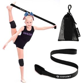 Zenmarkt Flexibility Stunt Strap for Cheerleaders – Cheerleader Stuff for Flexibility Training – Stretching Strap for Cheer, Dance, and Gymnastics – Cheer Competition Must-Haves