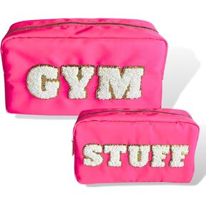Gym STUFF Pink Gymnastics Makeup Bag - a perfect bag for holding all your gymnastics accessories