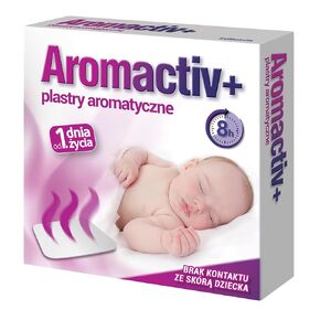 Aromactiv+ Aromatic Patches - Safe & Refreshing Fragrance for Children from Birth - 8 Hours Effectiveness, Day & Night Use, Non-Irritating - 5 Patches
