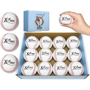 Soft Baseballs Foam Baseballs for Kids - Squishy Practice Baseballs for Hitting or Replacement Balls Soft Tballs