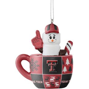 FOCO NCAA Unisex-Adult NCAA Team Logo Holiday Tree Smores Mug Ornament