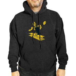 Team Fan Apparel NFL Adult Unisex Modern Throwback Ultra Soft Fleece Hooded Sweatshirt, Heathered Football Hoodie