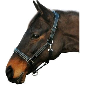 Henri de Rivel HDR Stress Free Fancy Stitch Halter Horse Black