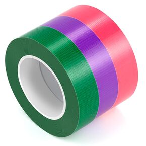 XEHAHOSH 4 Rolls Colored Duct Tape, Multi Use Water Pipe Tape, Waterproof Duct Tape, Multifunctional Tape for Handicrafts and Art, Make Use of No Residue, Easy to Tear by Hand, Great for Packaging.