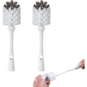 Bottle Brush Replacement Head Compatible with OXO,Flexible Dish Brush Refill Head Compatible with OXO,2PCS