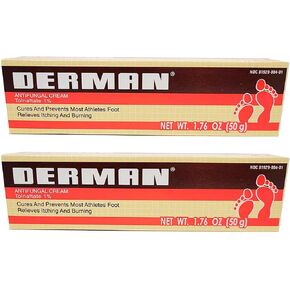 Derman Antifungal Cream 1.76 oz (Pack of 2)