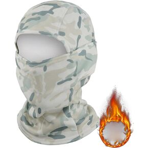 Autumn and Winter Warm Balaclava Headset Mask, Hunting, Camouflage Skiing Mask, Lightweight and Comfortable