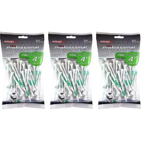 PRIDE PROFESSIONAL TEE SYSTEM PROLENGTH MAX 4 تي شيرتات جولف باللون الأبيض - 3 أكياس