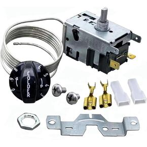 988284 800382 Thermostat Control Kit 077B6856 Freezer Thermostat,Replaces 800306 461387 Refrigerator Thermostat Compatible with TC,TSD,T Series,GDM,GEM,G4SM