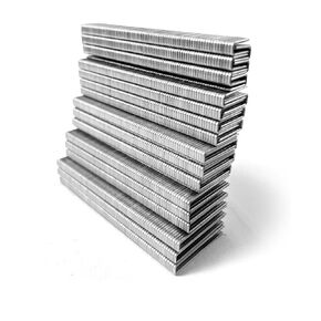 18 Gauge Norrow 1/4" Crown Staples 304 Stainless Steel 18 GA Staples for Pneumatic, Electric Stapler (1"-1120 pcs)