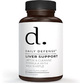 Liver Cleanse and Detox & Repair Formula - Liver Support Supplement with Artichoke Extract for Liver Health - Milk Thistle Liver Detox with Dandelion Leaf Extracts - 60 Capsules