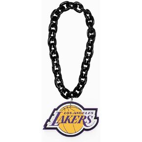 aminco Los Angeles Lakers Fan Chain, Black