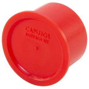Caplugs 99191226 Plastic Cap for Threaded Connectors. RC-M12, PE-LD, to Cap Thread Size 12 mm Cap ID 0.47" Length 0.47", Red (Pack of 1000)