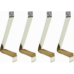 Vinland Marine 304 Stainless Steel Teak Mast Step for Sailboat Accessories, Sailboat mast Hardware, Kayak sail, Sailboat mast Steps, Marine Step pad, Boat Marine Safety Step, Boat Step pad