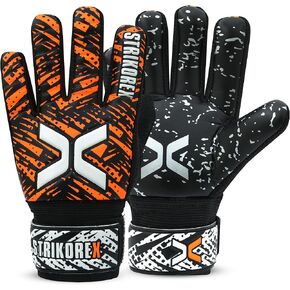Soccer Goalkeeper Gloves for Kids Youth Football Goalie Gloves with Strong Grips of 4mm Latex Palm