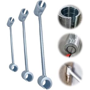 Hinges Gap Adjusting Wrench, Door Hinge Repair Tool, Door Hinge Repair Spanner, 14-25 mm Door Hinge Adjustment Tool Hand Tools Adjustable Wrench Tools (14-18MM)