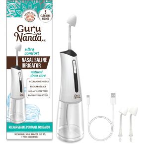 زجاجة شطف الجيوب الأنفية من جوروناندا - طرف مريح لتخفيف ري الأنف الطبيعي للبالغين والأطفال - سعة 240 مل in Kuwait