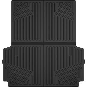 OEDRO Floor Mats Fit for 2016-2023 Chevrolet Camaro, Unique Black TPE All-Weather Guard Includes 1st and 2nd Row: Front, Rear, Full Set Liners
