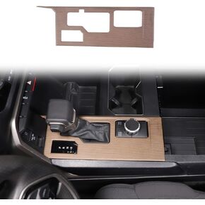 Car Central Control Gear Shift Panel Trim CoverCompatible with Toyot @Tundra/Sequoia 2022-2023 Car Console Gear Shifter Panel Decorative Sticker Accessories (Center Gearbox Style B)