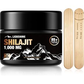 1 Pack Shilajit Pure Himalayan Shilajit Resin with Fulvic Acid, 1000mg Maximum Potency Natural Organic Shilajit with 85+ Trace Minerals Supplement Gel, Support Energy & Immune System - 50g