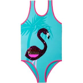 Gifts Treat GirlsSwimwear One Piece Swimsuit Hawaiian Beach Swimwear Swimming Costume for Girls Age 3-14 Years