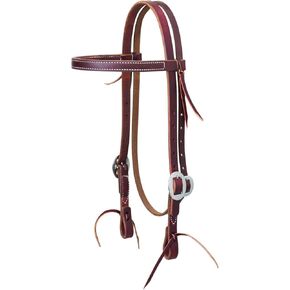 Weaver Leather Working Tack Stainless Steel Economy Browband Headstall Stainless Hardware, 3/4"